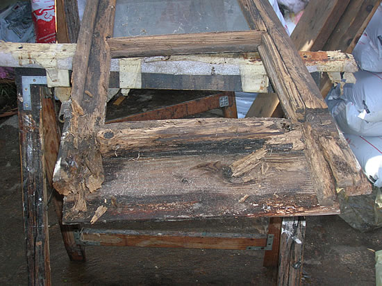 ricostruzione infissi in legno