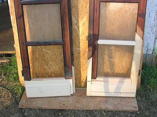 ricostruzione infissi in legno